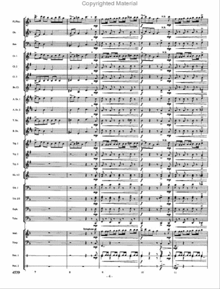 An American Portrait Concert Band scores gallery preview page 3