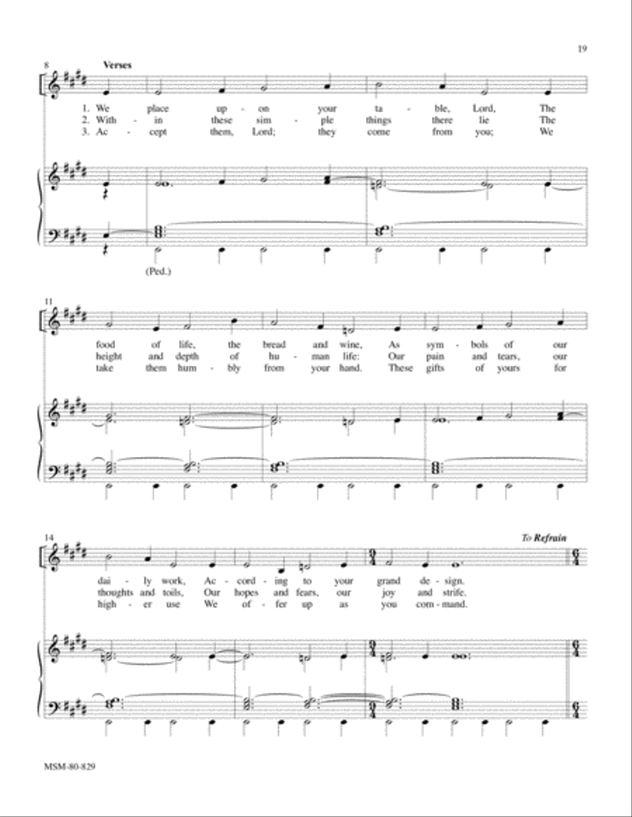Feed Us, Lord 4-Part scores gallery preview page 2