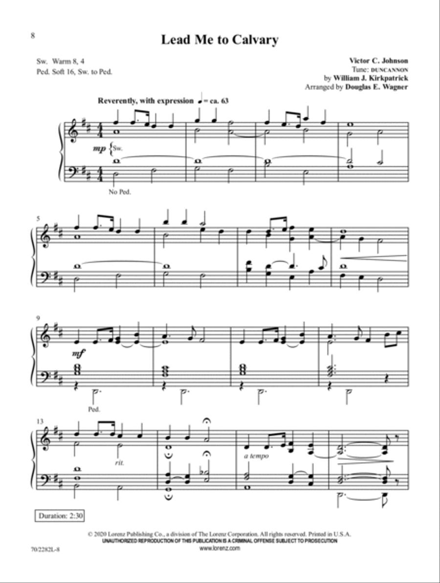 In Peace and Joy Organ Solo scores gallery preview page 3