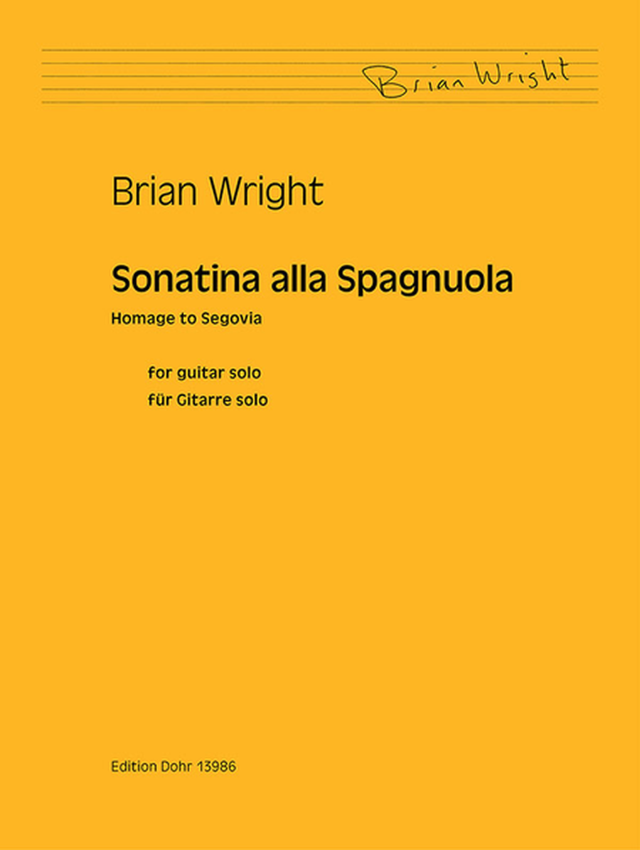 Sonatina alla Spagnuola für Gitarre solo "Homage to Segovia" (2006)