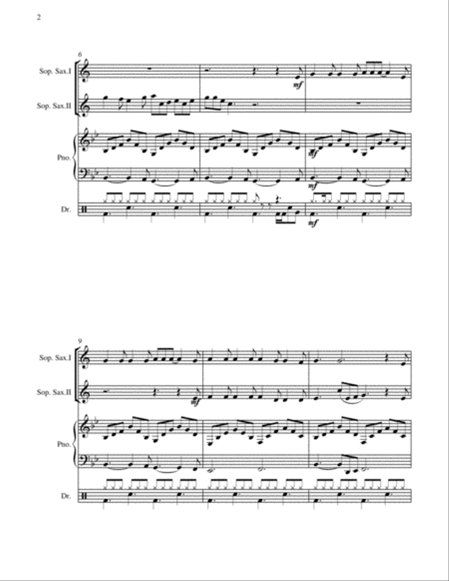 Hallelujah Woodwind Duet scores gallery preview page 5