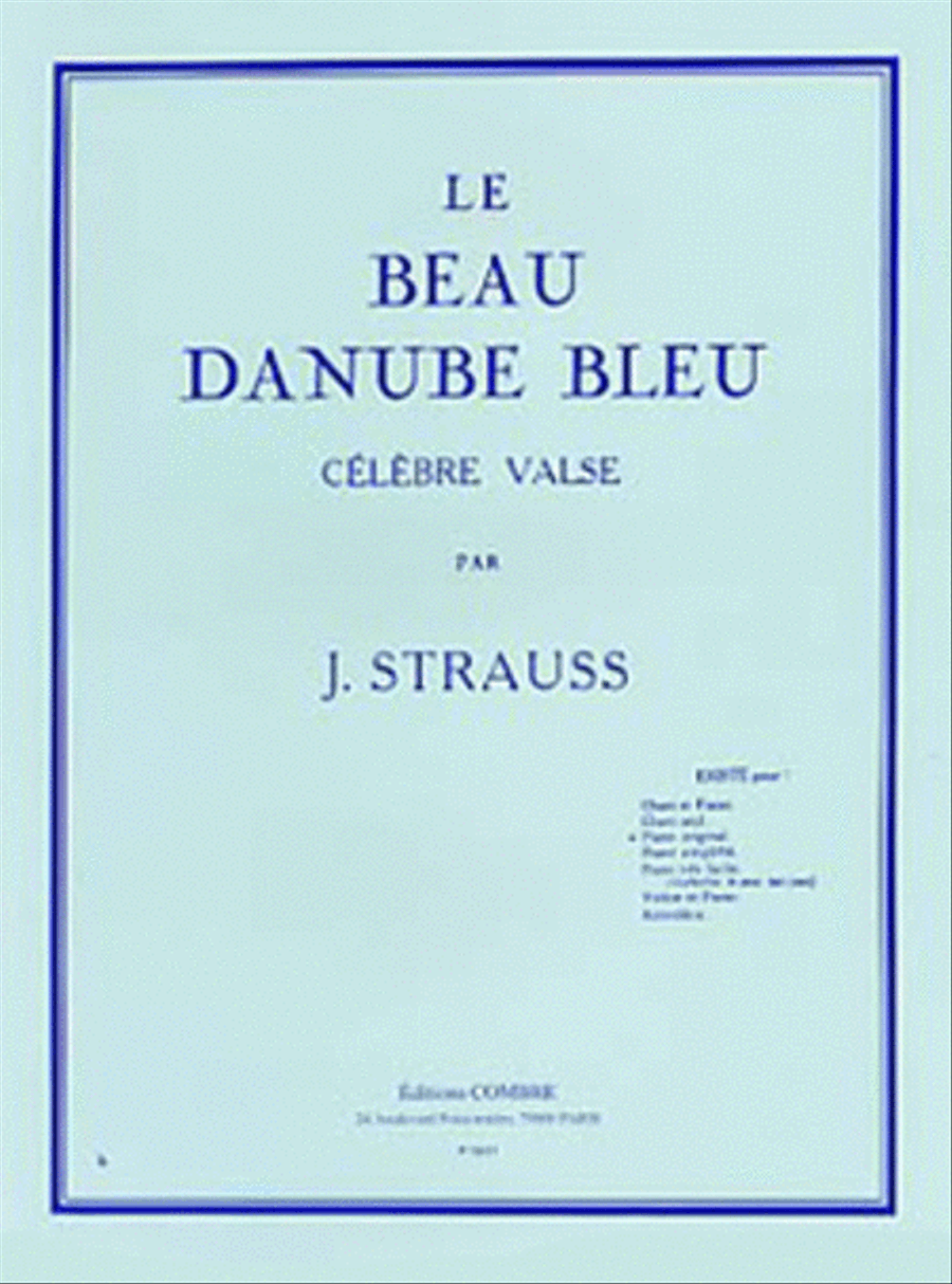 Le Beau Danube Bleu Piano Solo scores gallery preview page 1