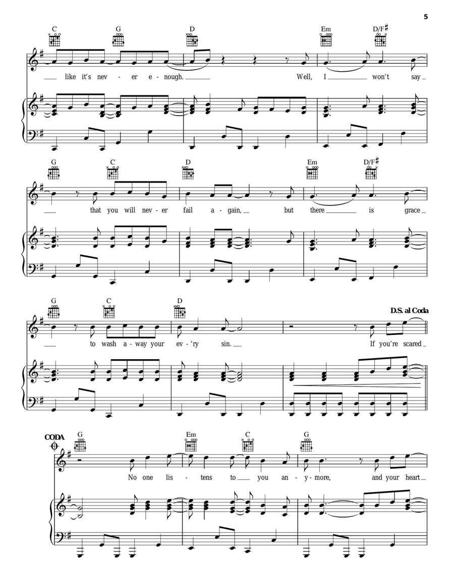 Turn Around Turn Around Acoustic Guitar scores gallery preview page 5
