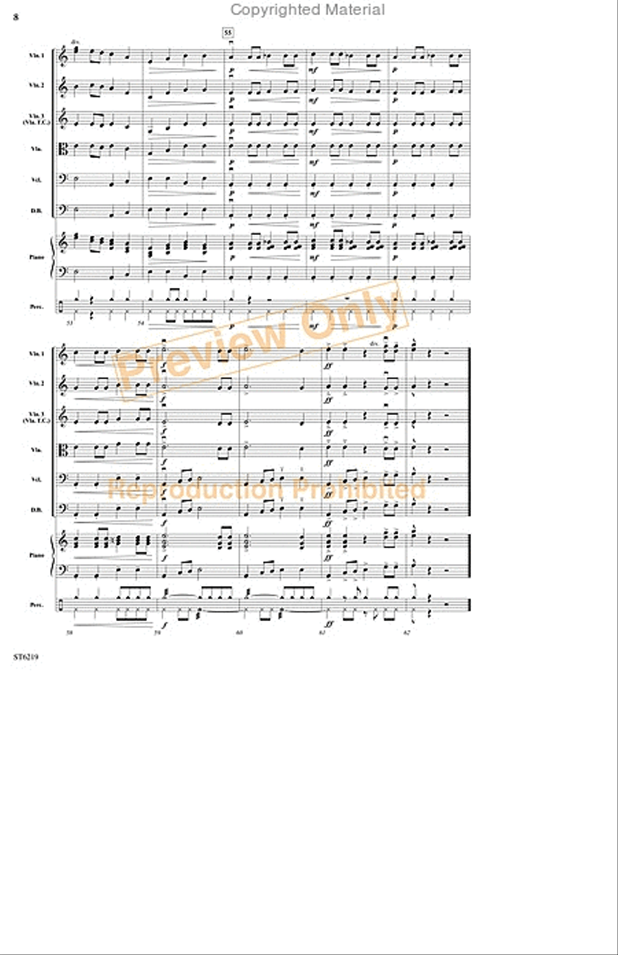 Phantom Train String Orchestra scores gallery preview page 7