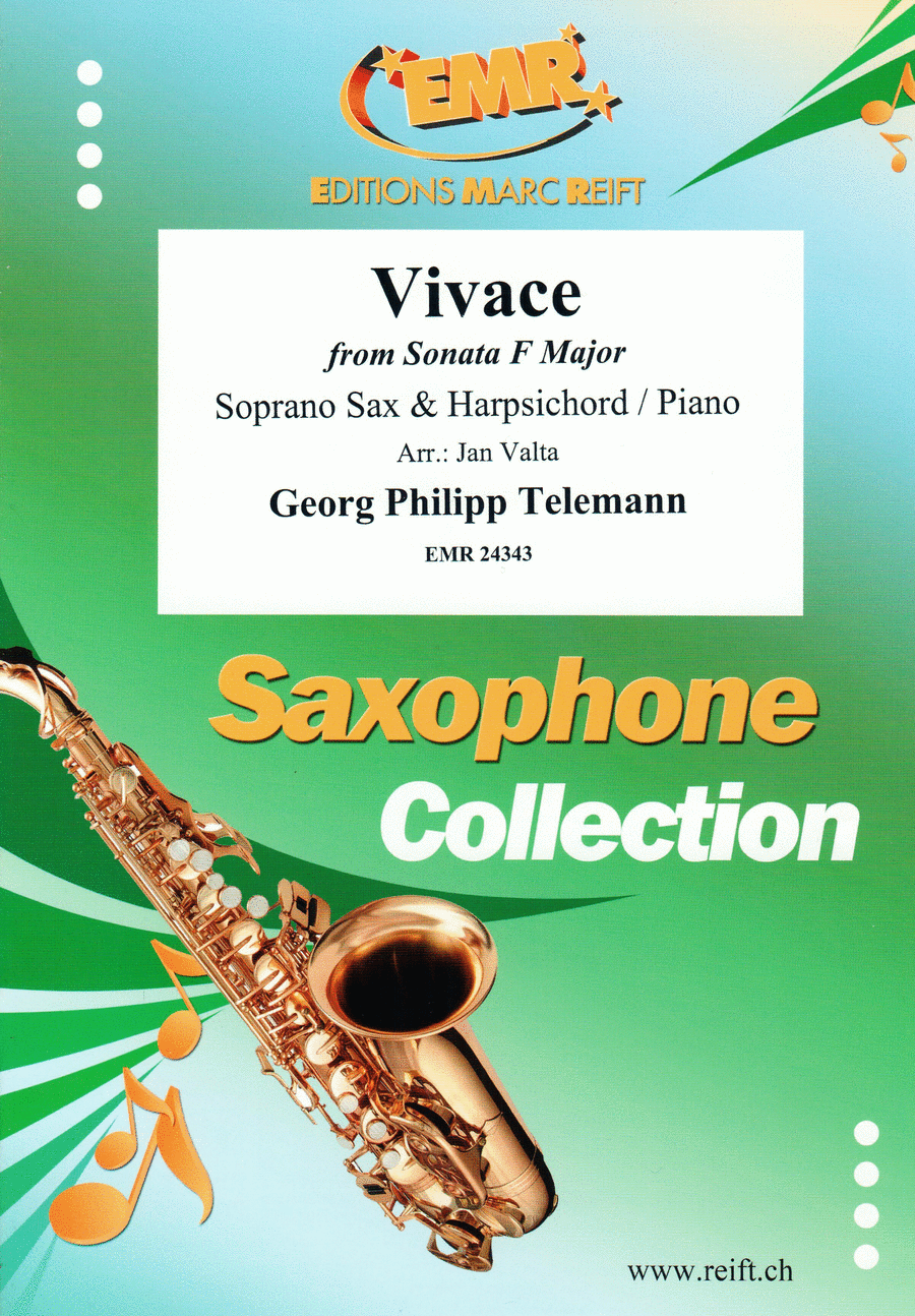Vivace Soprano Saxophone scores gallery preview page 1