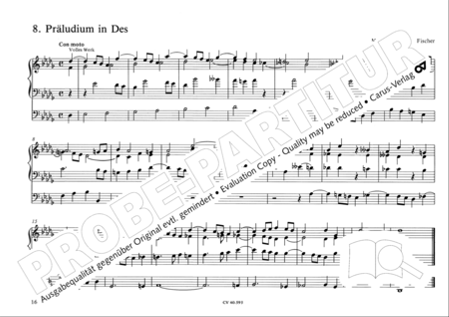 Free Organ Music from the Romantic Period, Vol. I (Freie Orgelmusik der Romantik, Band I)