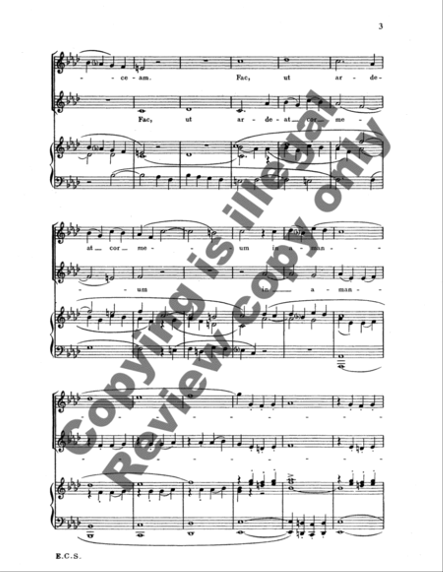 Stabat Mater: Fac, ut ardeat cor meum SA scores gallery preview page 8