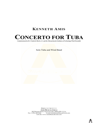 Concerto for Tuba and Wind Band - STUDY SCORE ONLY