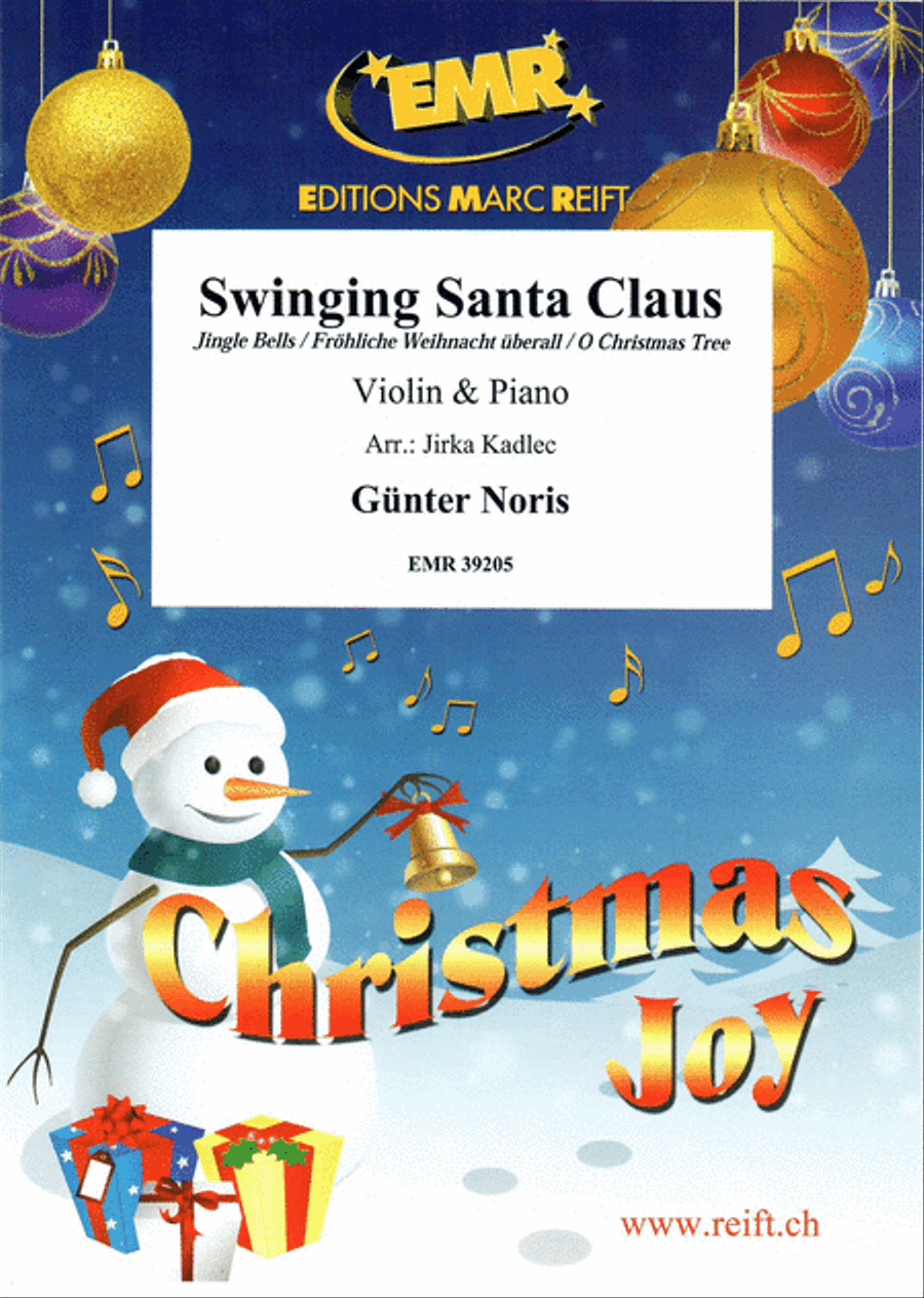 Swinging Santa Claus Violin Solo scores gallery preview page 1