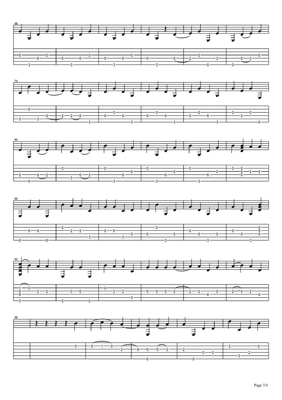 One More Light Electric Guitar scores gallery preview page 3