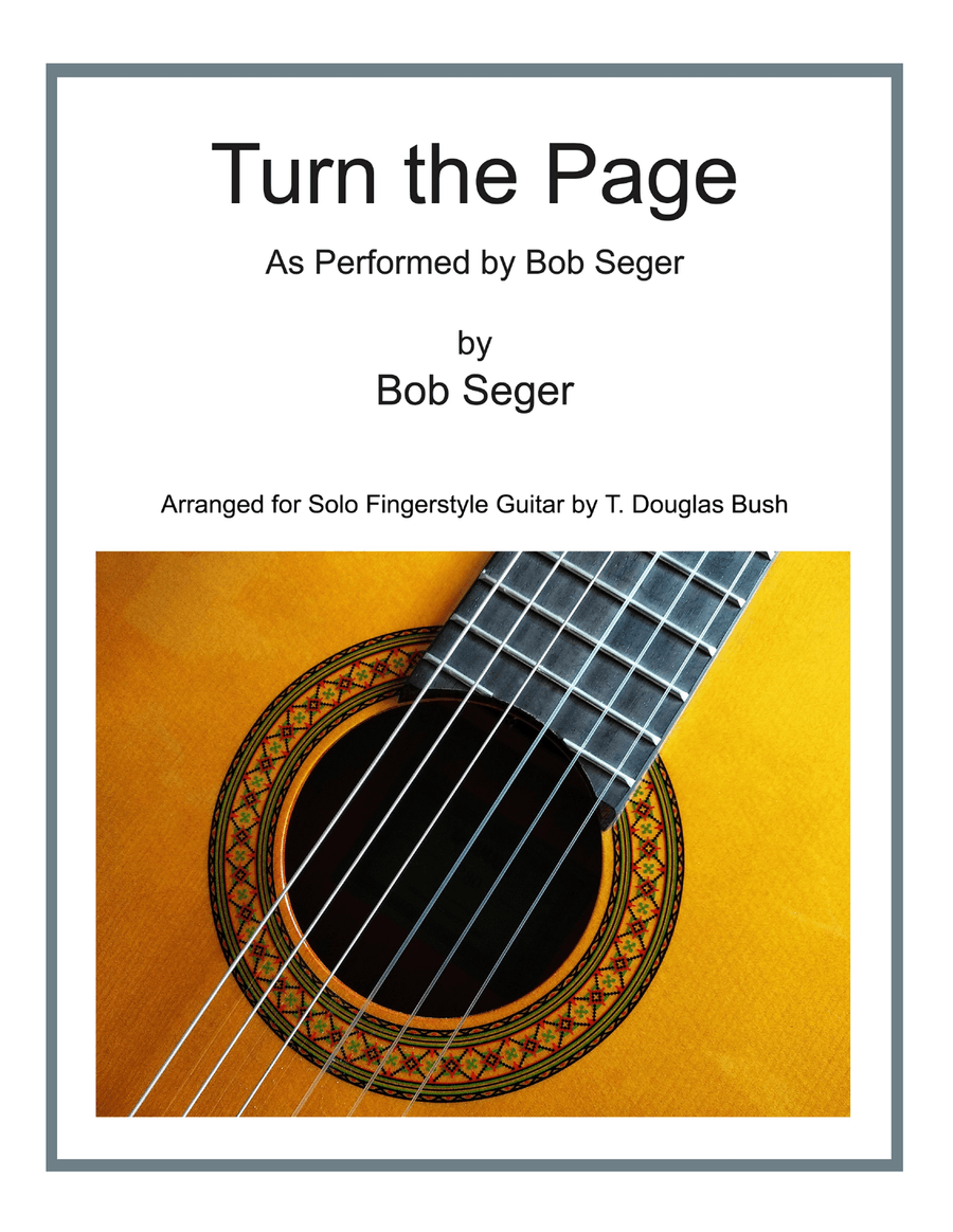 Turn The Page Guitar Solo scores gallery preview page 1