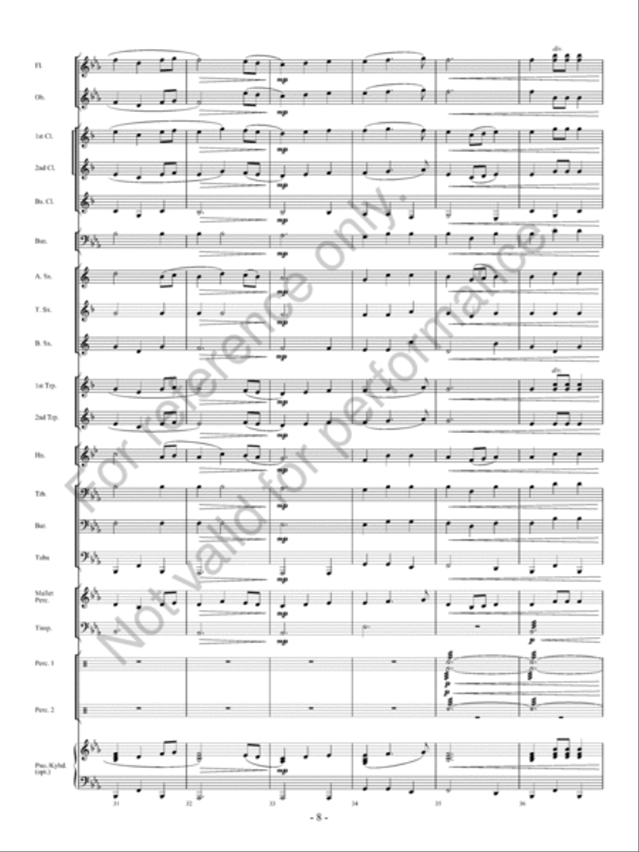 Captain Courageous Concert Band scores gallery preview page 9