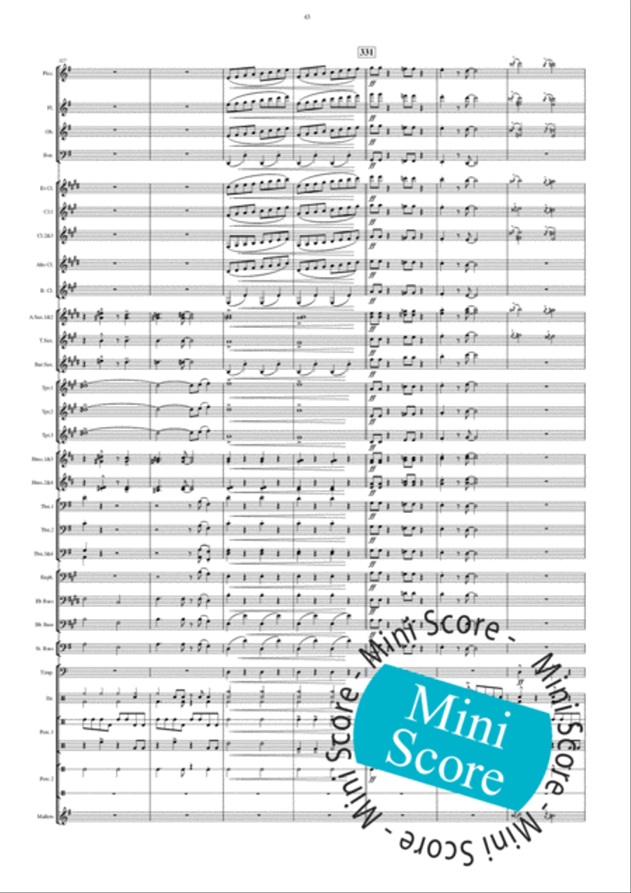 Car Concert Band scores gallery preview page 47