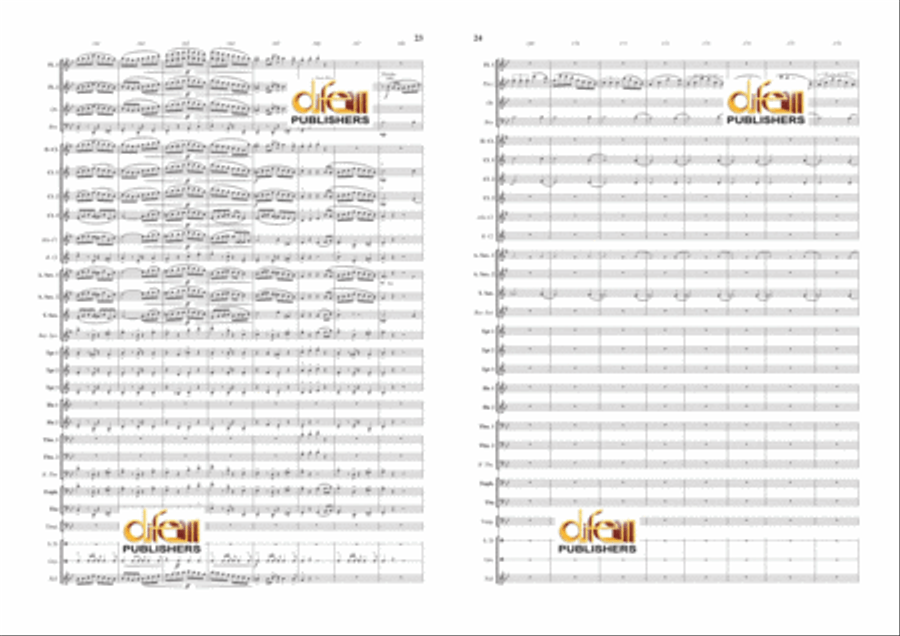 Danzon 2 Concert Band scores gallery preview page 12