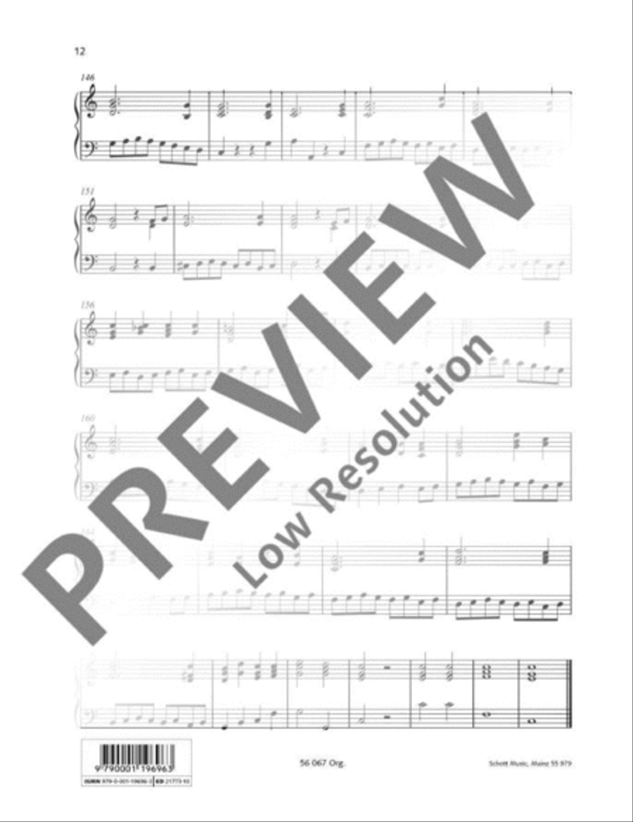 Wachet auf, ruft uns die Stimme Choir scores gallery preview page 13