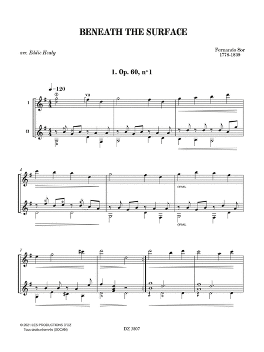 Beneath the Surface Classical Guitar scores gallery preview page 2