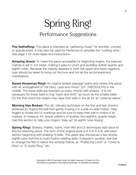 Spring Ring! (3, 4 or 5 octaves) image number null