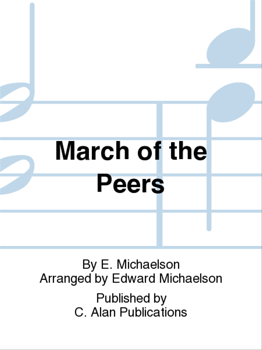 March of the Peers Concert Band scores gallery preview page 1
