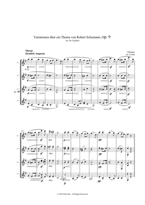 Variationen über ein Thema von Robert Schumann, Op. 9