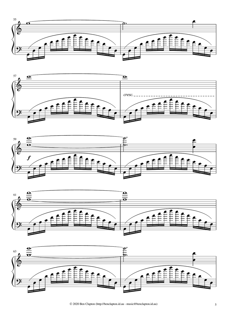 Nullabor Piano Solo scores gallery preview page 5