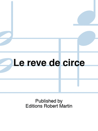Book cover for Le reve de circe