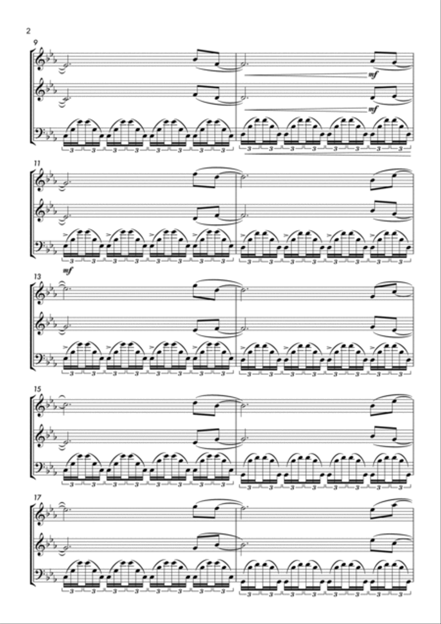 AVIS String Trio (2 Violins, Cello) String Trio scores gallery preview page 3