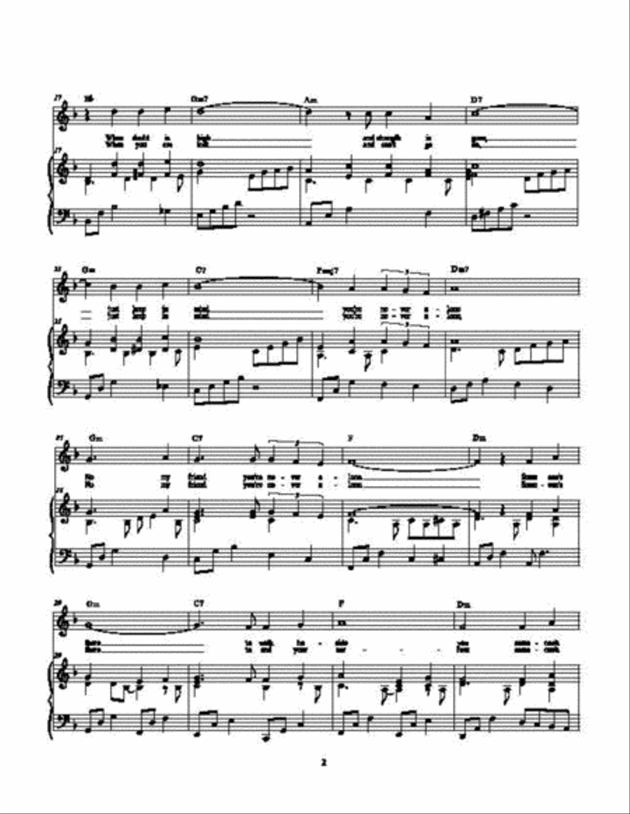 Someone's There (Gospel) Voice scores gallery preview page 3