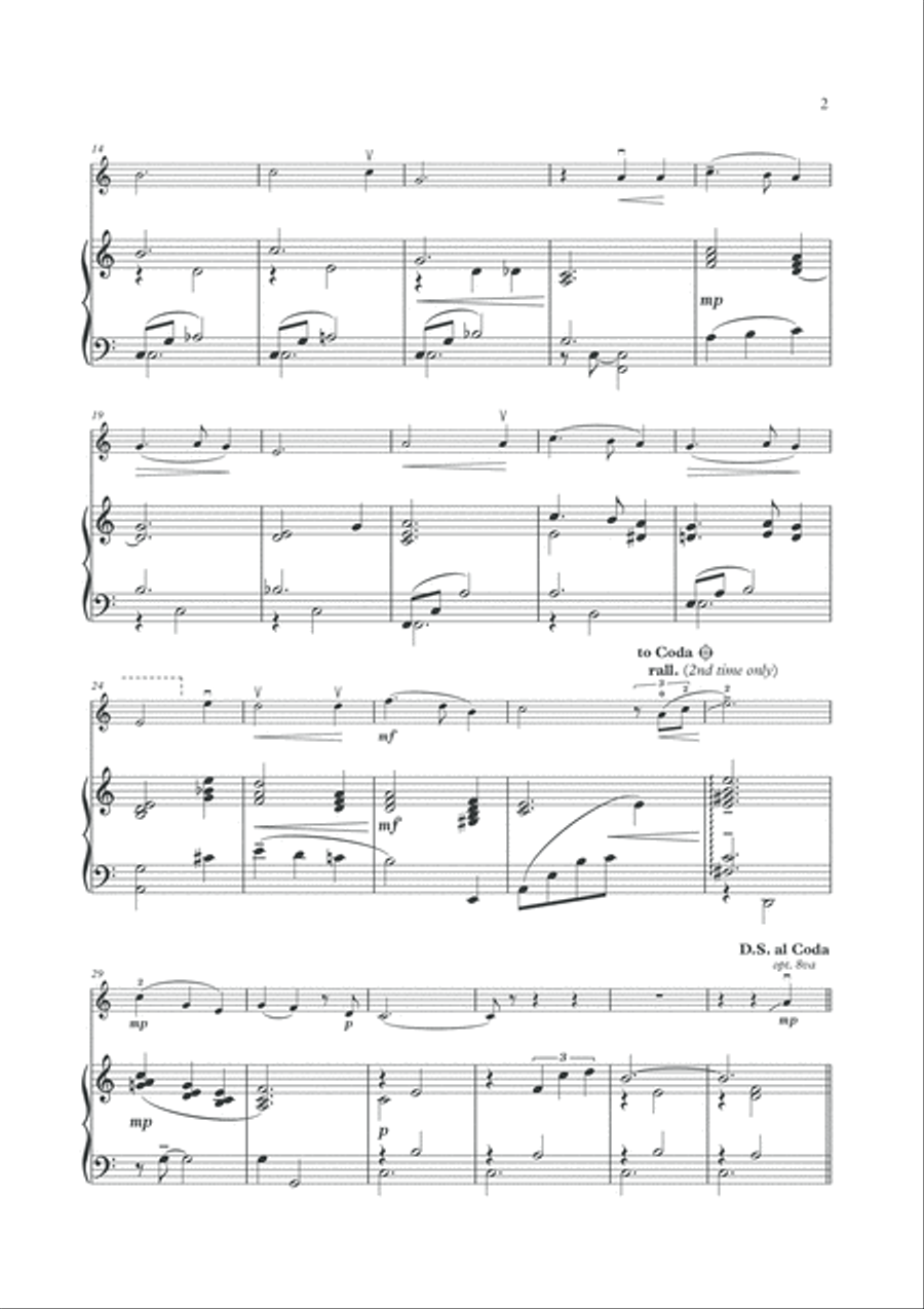 Silent Night Violin Solo scores gallery preview page 3
