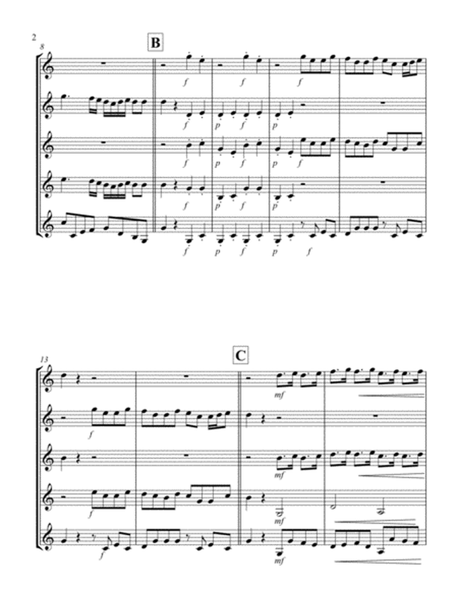 Fanfare (from "Water Music") (Trumpet Quintet)