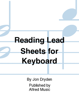 Book cover for Reading Lead Sheets for Keyboard