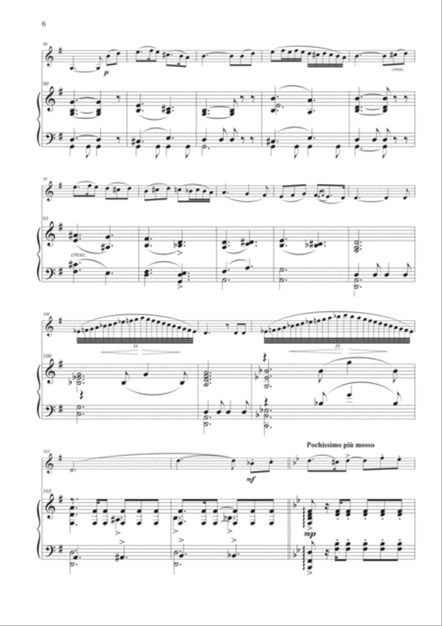 Scheherazade for Violin and Piano Chamber Music scores gallery preview page 6