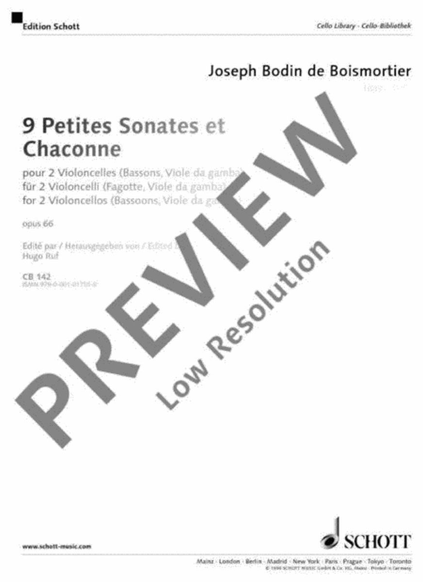 9 Petites Sonates et Chaconne
