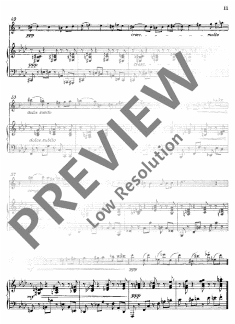 Five Exotic Dances Alto Saxophone scores gallery preview page 12