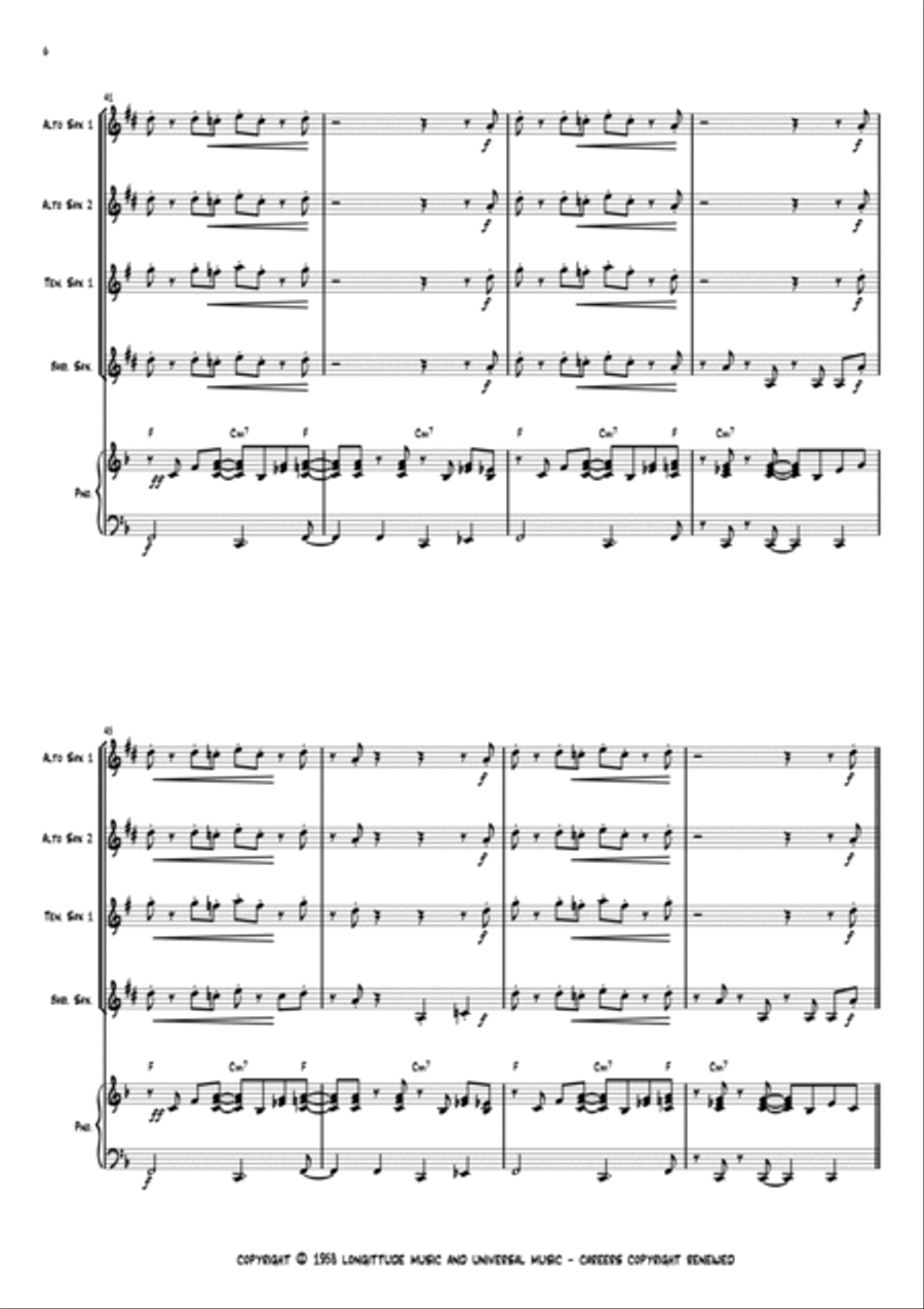 Tequila Small Ensemble scores gallery preview page 6