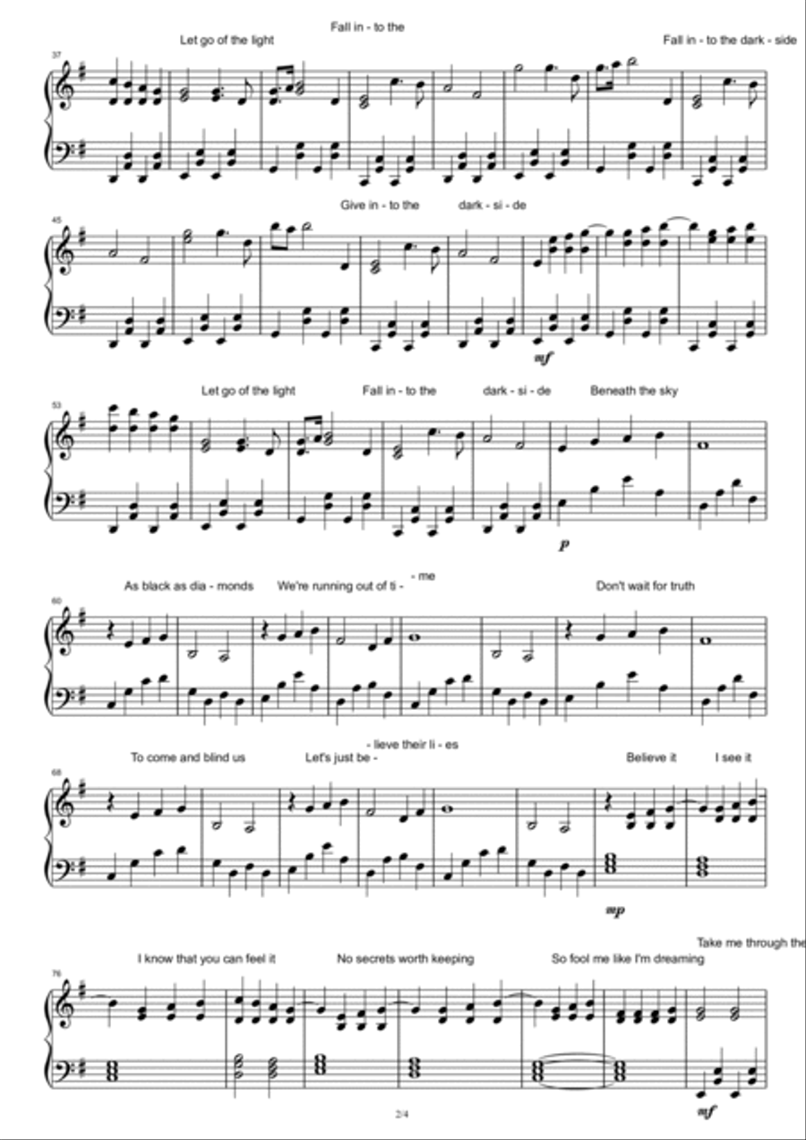 Darkside Darkside Voice scores gallery preview page 2