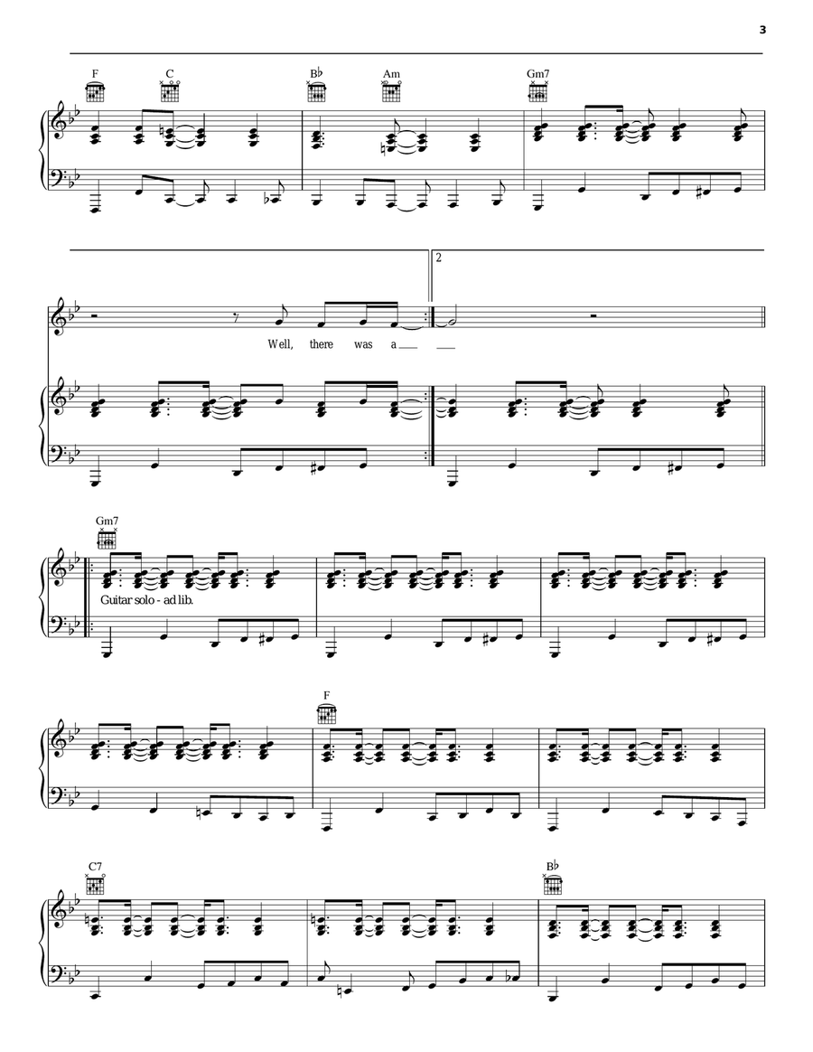 Climb Up On My Music Acoustic Guitar scores gallery preview page 3