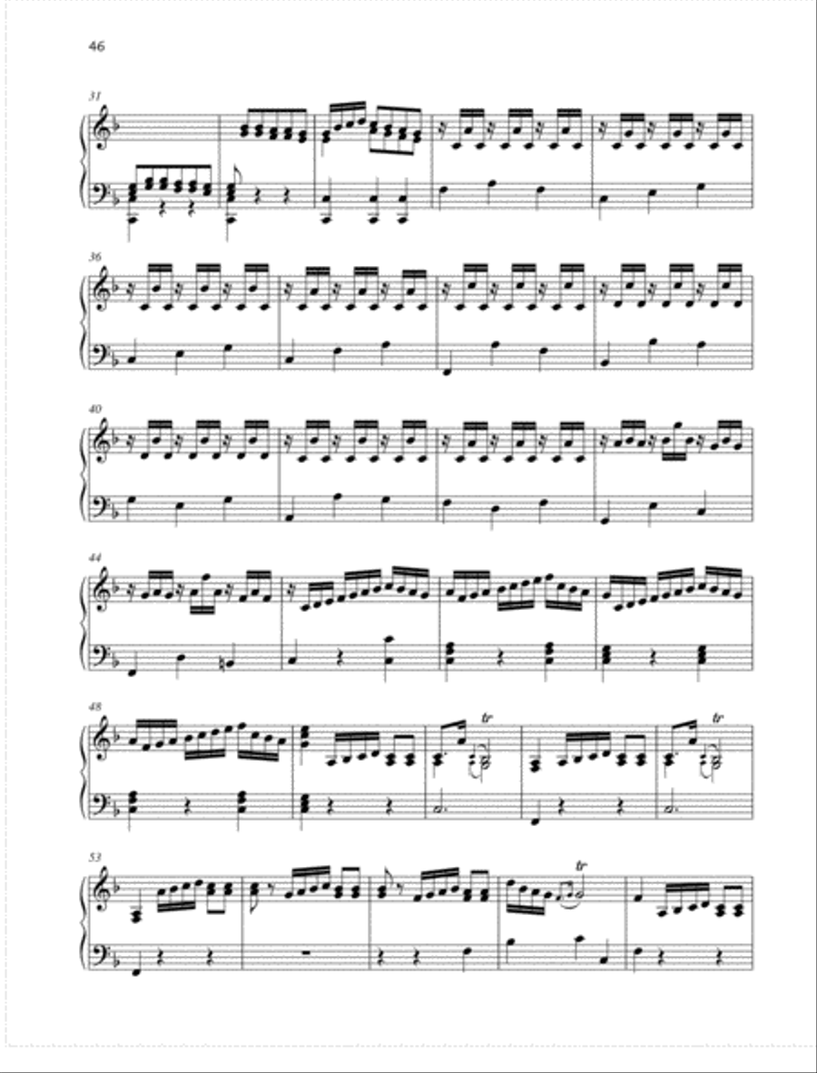 Sonata D minor Piano scores gallery preview page 2