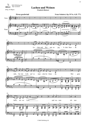Lachen und Weinen, Op. 59 No. 4 (D. 777) (D-flat Major)