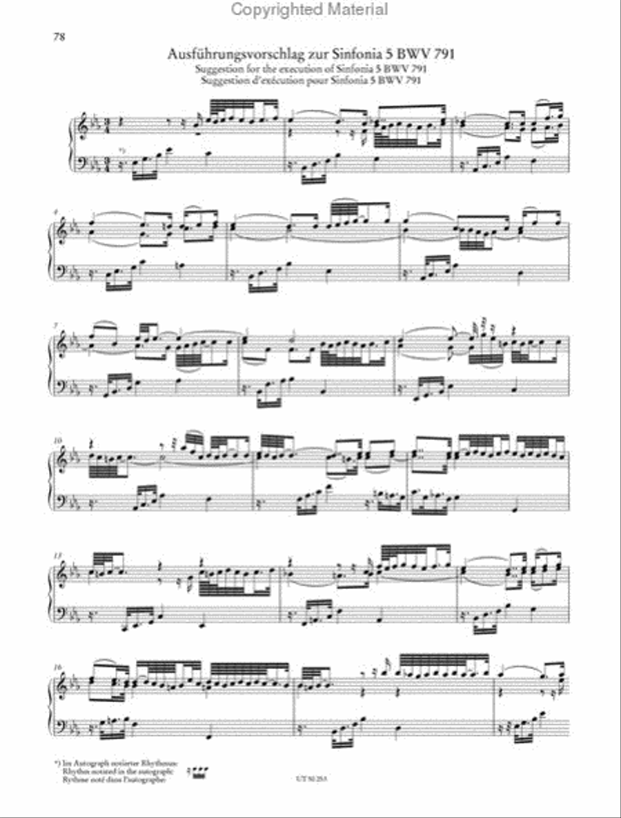 Inventions and Sinfonias: Two- and Three-Part Inventions Chamber Music scores gallery preview page 7