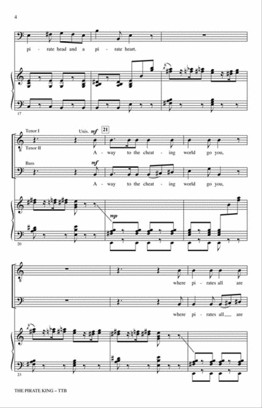 The Pirate King The Pirate King TTB scores gallery preview page 3