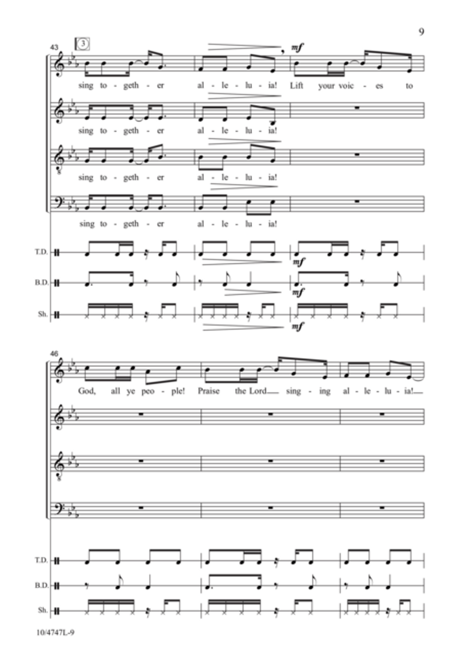 African Psalm African Psalm 4-Part scores gallery preview page 9
