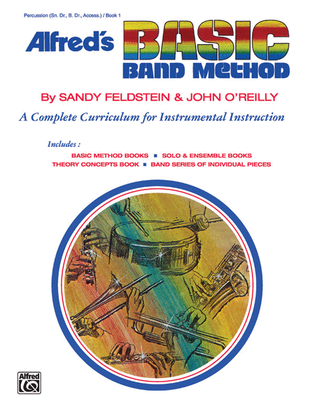 Book cover for Alfred's Basic Band Method, Book 1