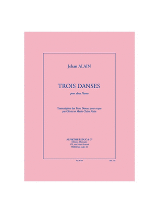 Trois Danses (transcription O. & M.-claire Alain)