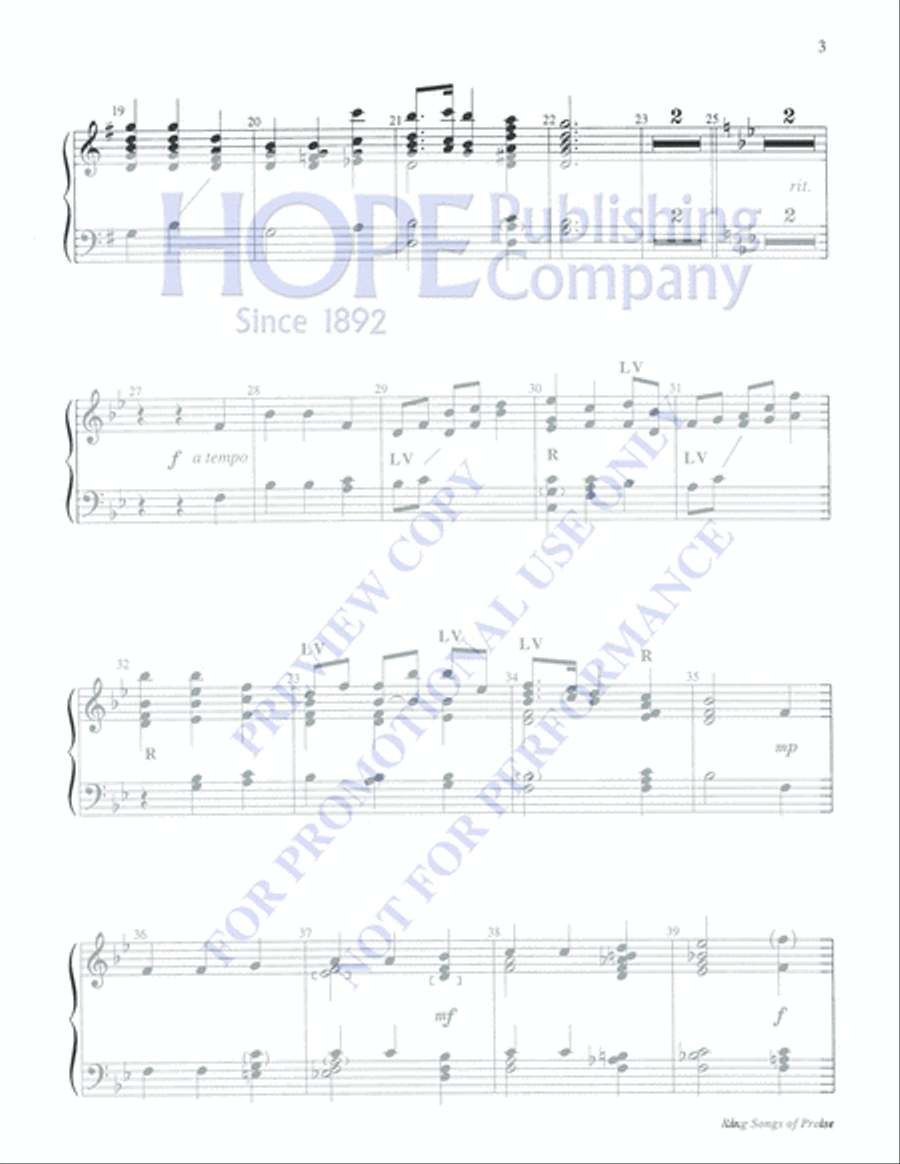 Ring Songs of Praise Ring Songs of Praise 3-Octaves scores gallery preview page 3