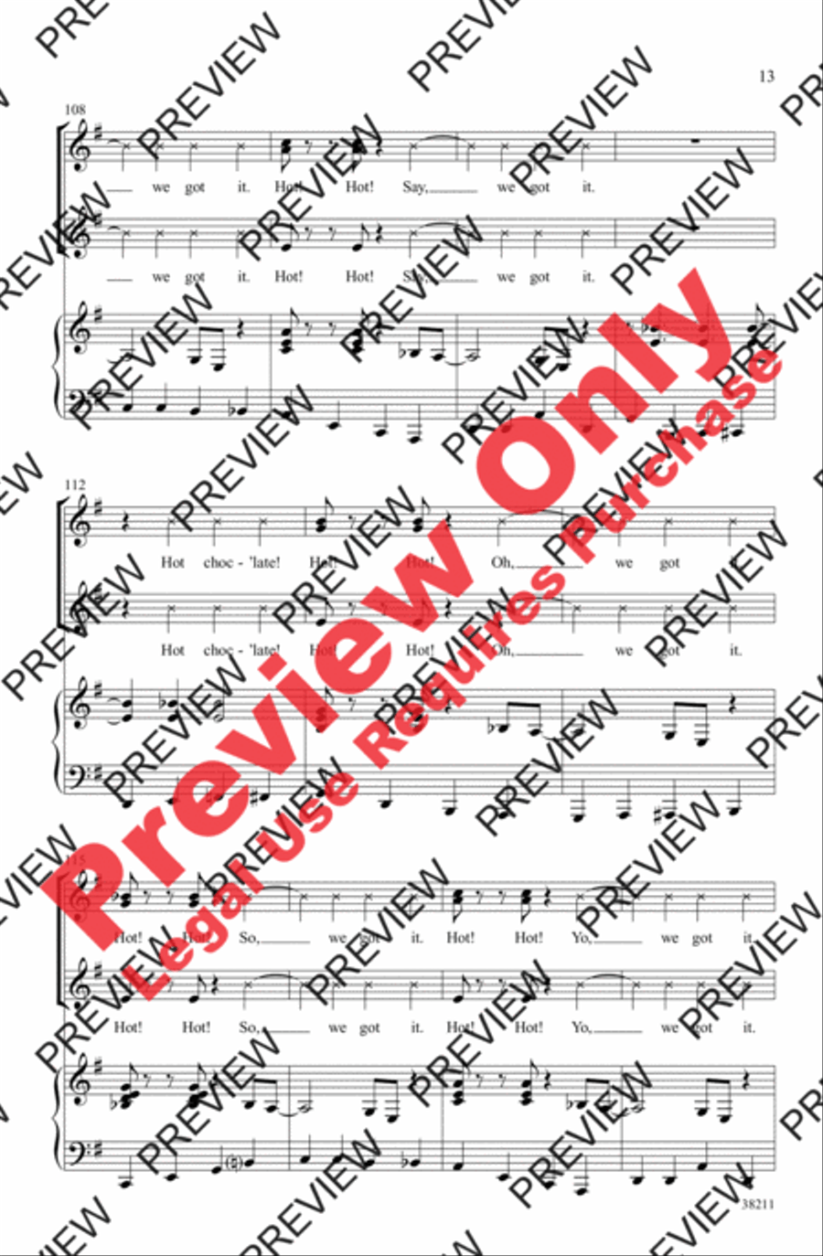 A Winter Blast! A Winter Blast! Women's Choir scores gallery preview page 13