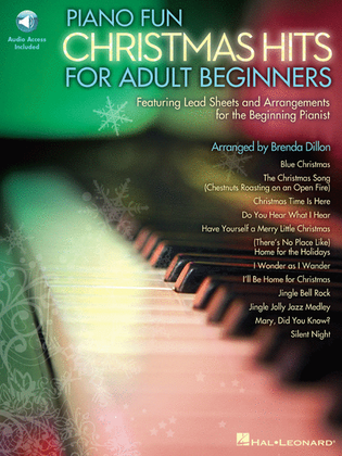 Book cover for Piano Fun - Christmas Hits for Adult Beginners