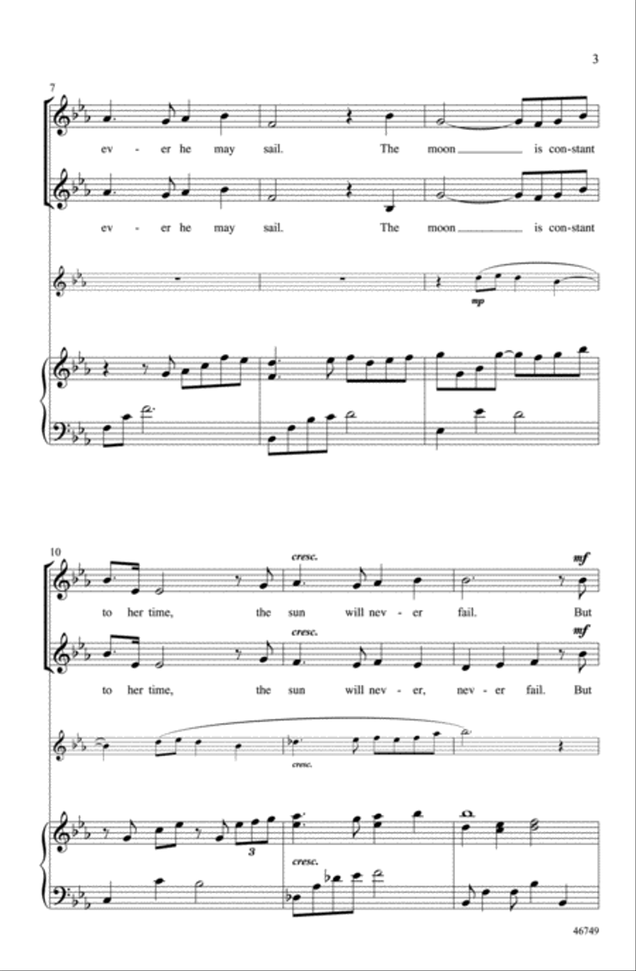 The Stars Are with the Voyager Choir scores gallery preview page 2