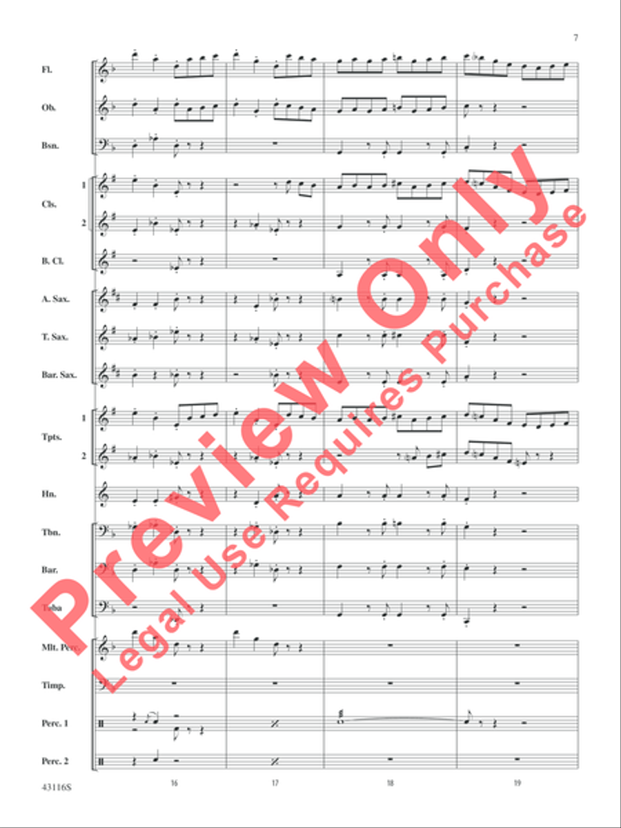 The Best of Leroy Anderson Concert Band scores gallery preview page 8