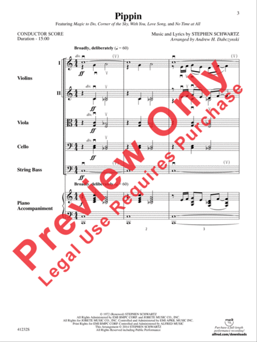 Pippin String Orchestra scores gallery preview page 4