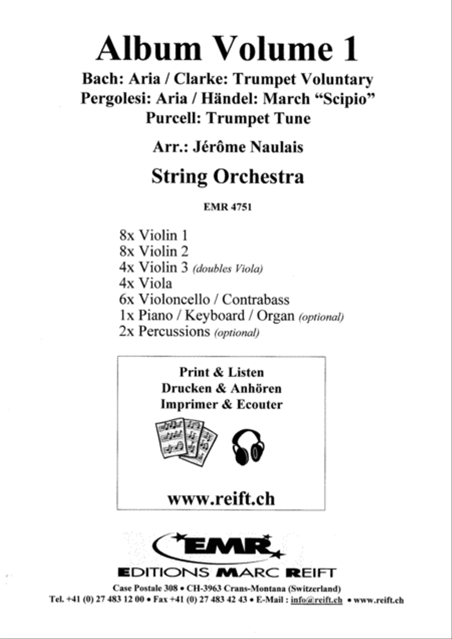 Album Volume 1 Album Volume 1 String Orchestra scores gallery preview page 2
